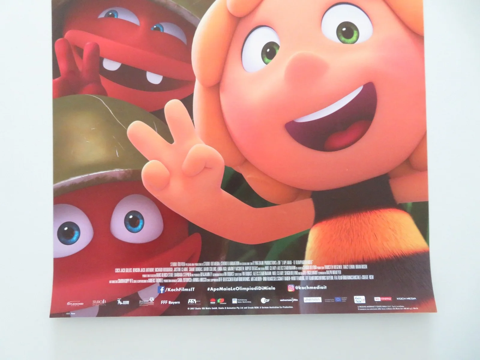 MAYA THE BEE: THE HONEY GAMES ITALIAN LOCANDINA POSTER COCO GILLIES 2018, изображение 4