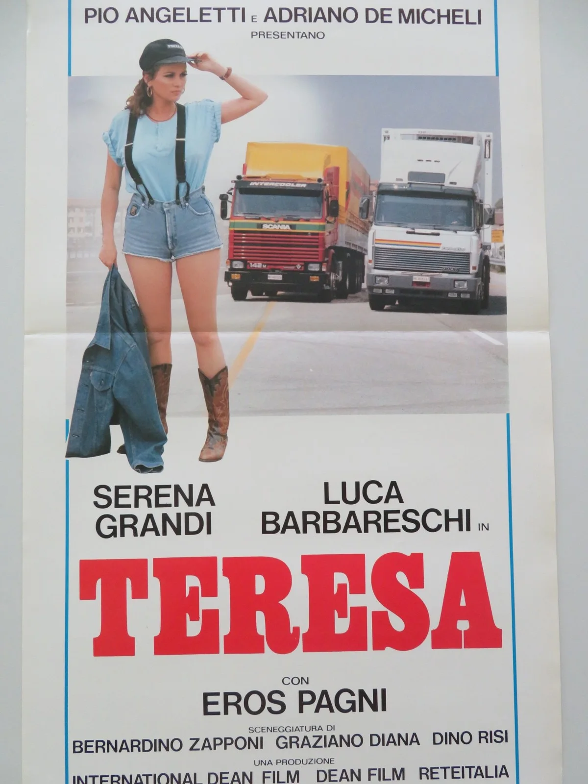 TERESA ITALIAN LOCANDINA POSTER SERENA GRANDI EROS PAGNI 1987, изображение 3