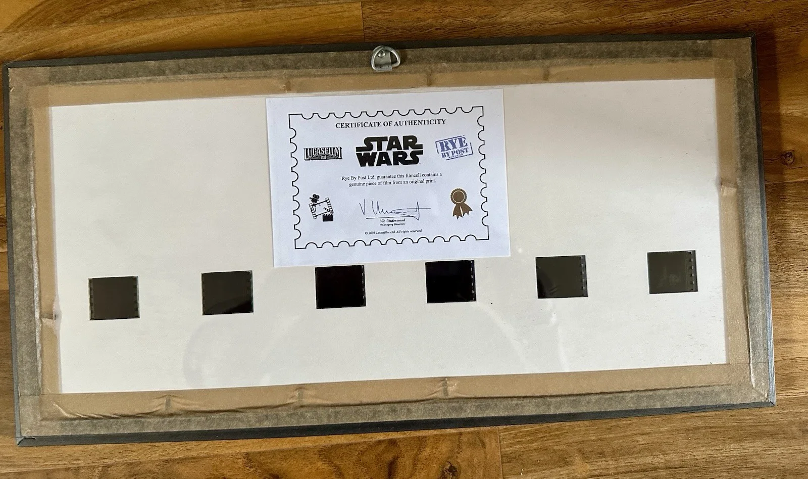 Star Wars Framed Picture Of Original Film Cells, image 2