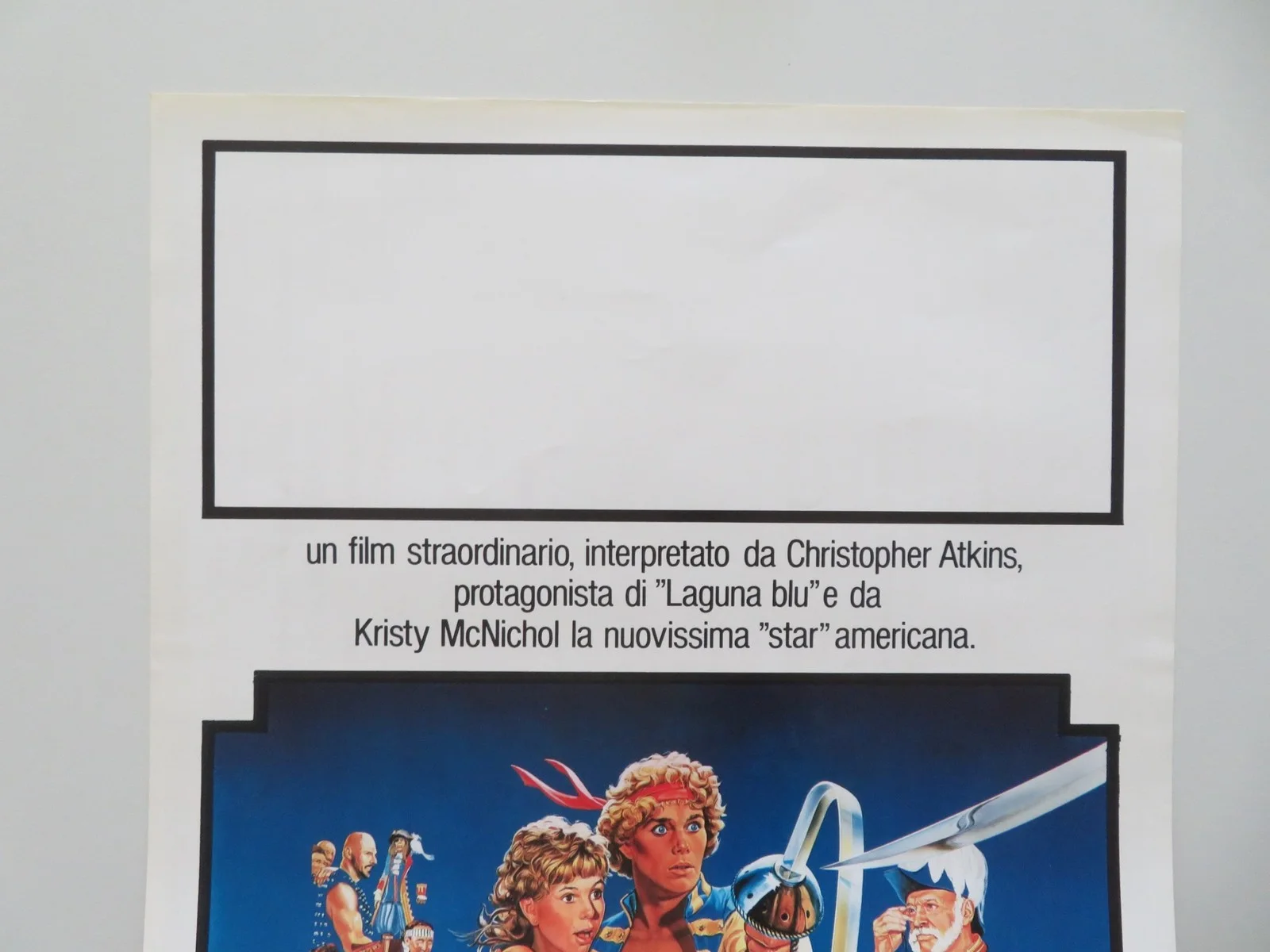 THE PIRATE MOVIE ITALIAN LOCANDINA POSTER MCNICHOL CHRISTOPHER ATKINS 1982, изображение 2