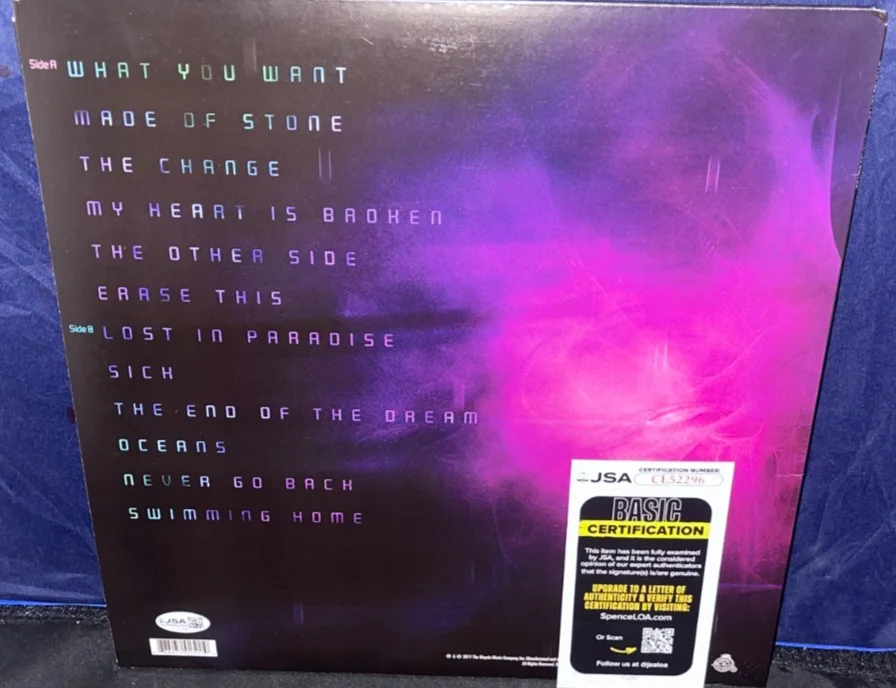 Amy Lee Evanescence Self-Titled Signed Autographed Album Vinyl Record LP JSA 9, изображение 2