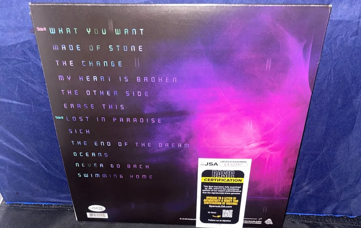 Amy Lee Evanescence Self-Titled Signed Autographed Album Vinyl Record LP JSA 4, image 2