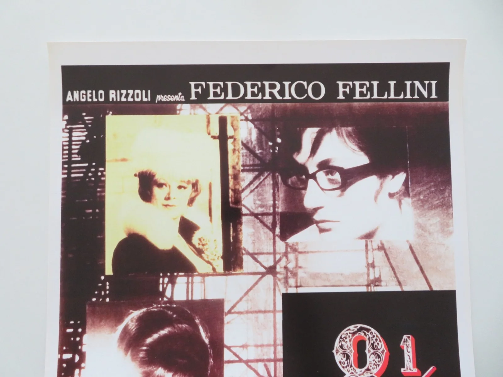 8 1/2 ITALIAN LOCANDINA POSTER MARCELLO MASTROIANNI CLAUDIA CARDINALE, изображение 2