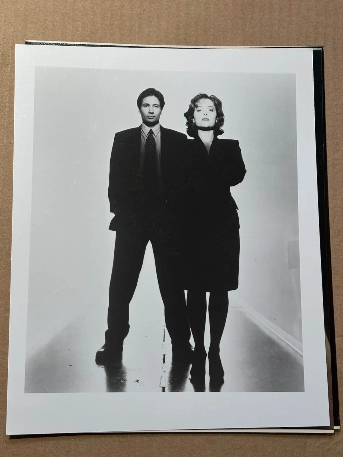 3 X Vintage THE X-FILES Gloss B&W And Colour 8x10” Photo Mulder & Scully, изображение 2