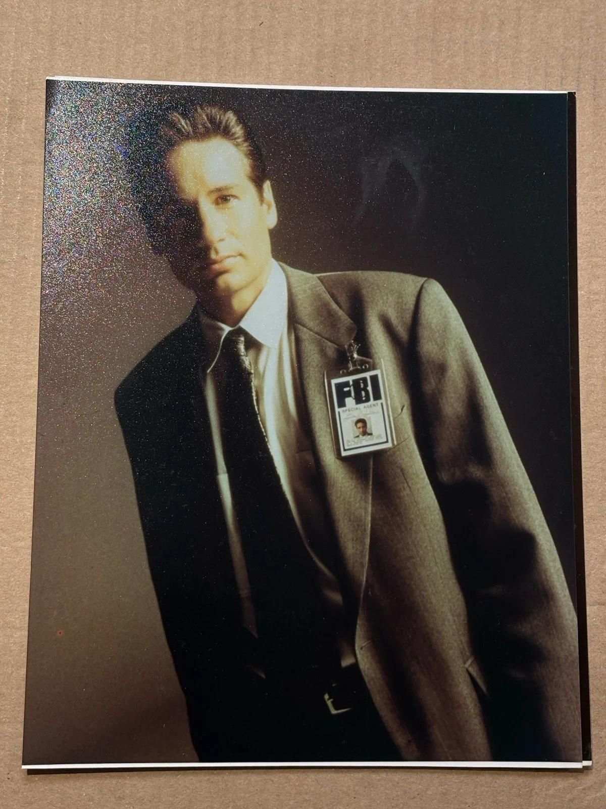 3 X Vintage THE X-FILES Gloss B&W And Colour 8x10” Photo Mulder & Scully, изображение 3