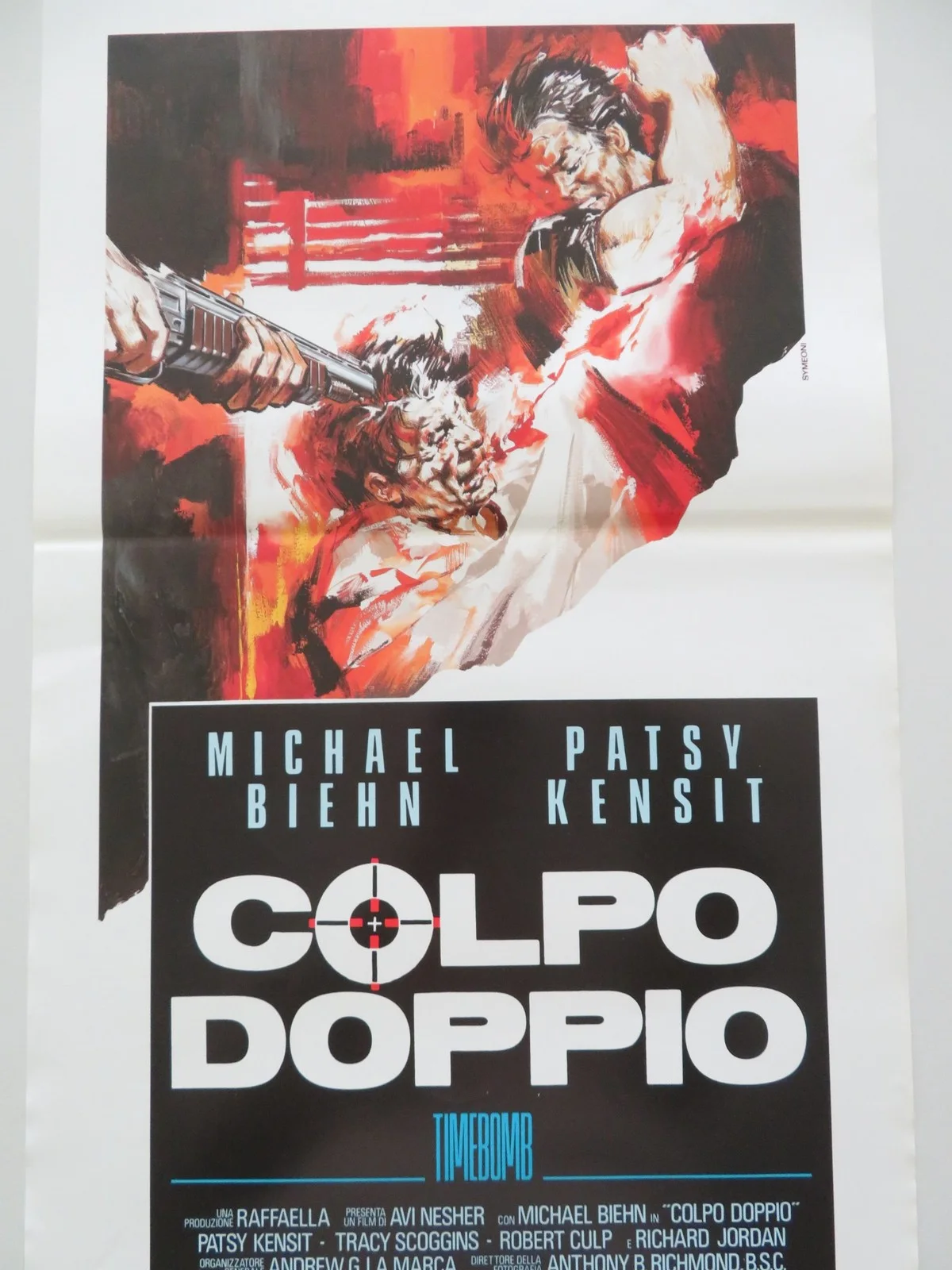 TIMEBOMB ITALIAN LOCANDINA POSTER MICHAEL BIEHN PATSY KENSIT 1992, image 3