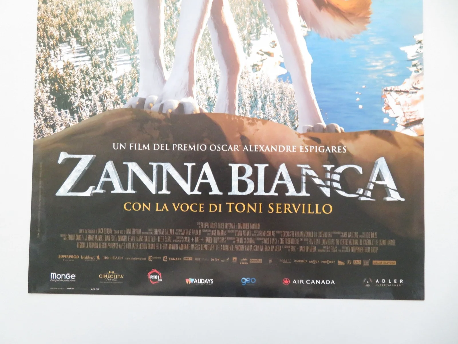WHITE FANG ITALIAN LOCANDINA POSTER TONI SERVILLO PAUL GIAMATTI 2018, изображение 4