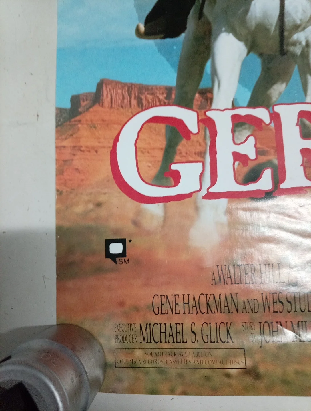 GERONIMO: AN AMERICAN LEGEND VHS VIDEO POSTER GENE HACKMAN ROBERT DUVALL 1993, image 2