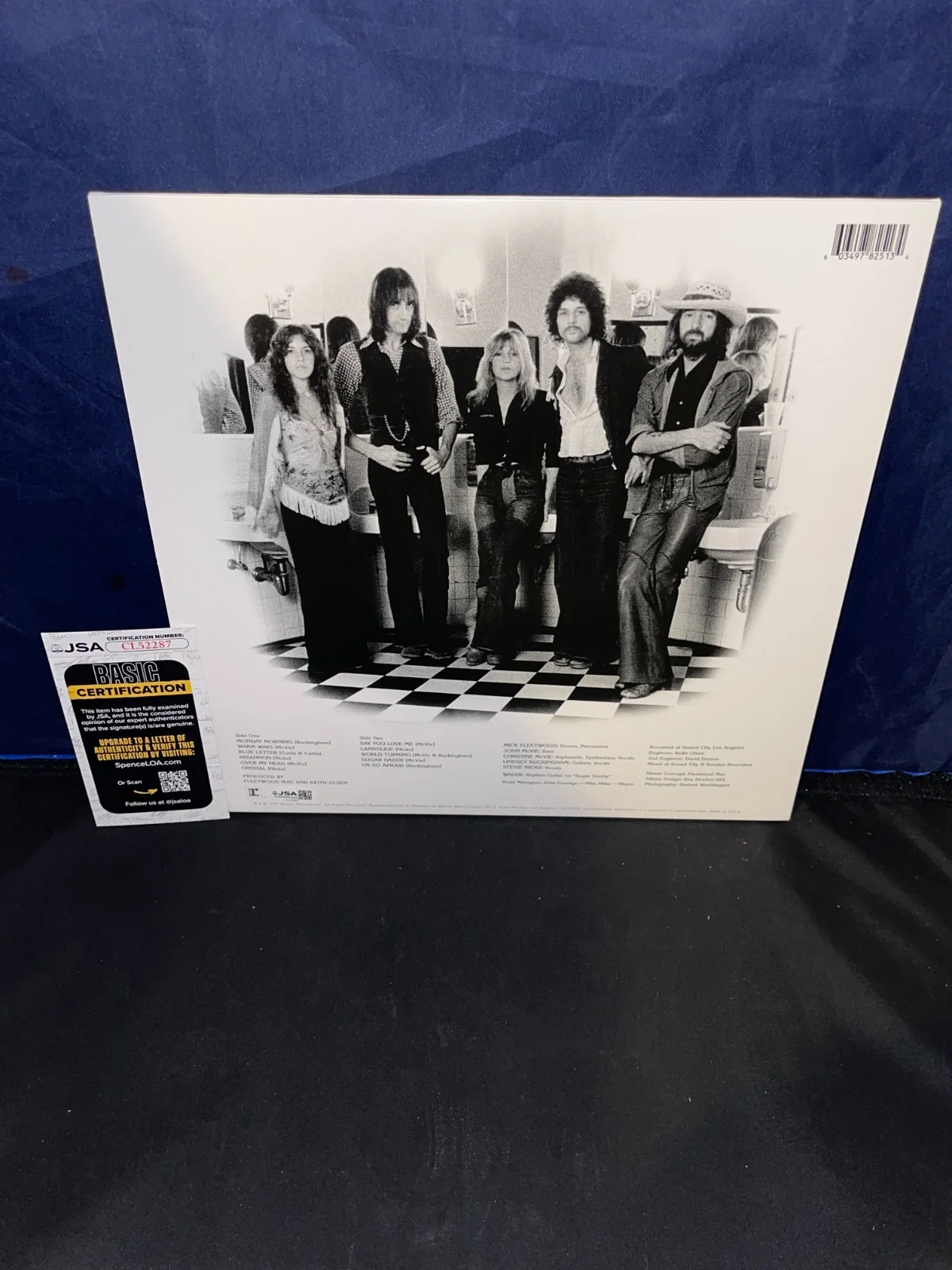 Mick Fleetwood Fleetwood Mac Signed Autographed Album Vinyl Record LP JSA, image 2