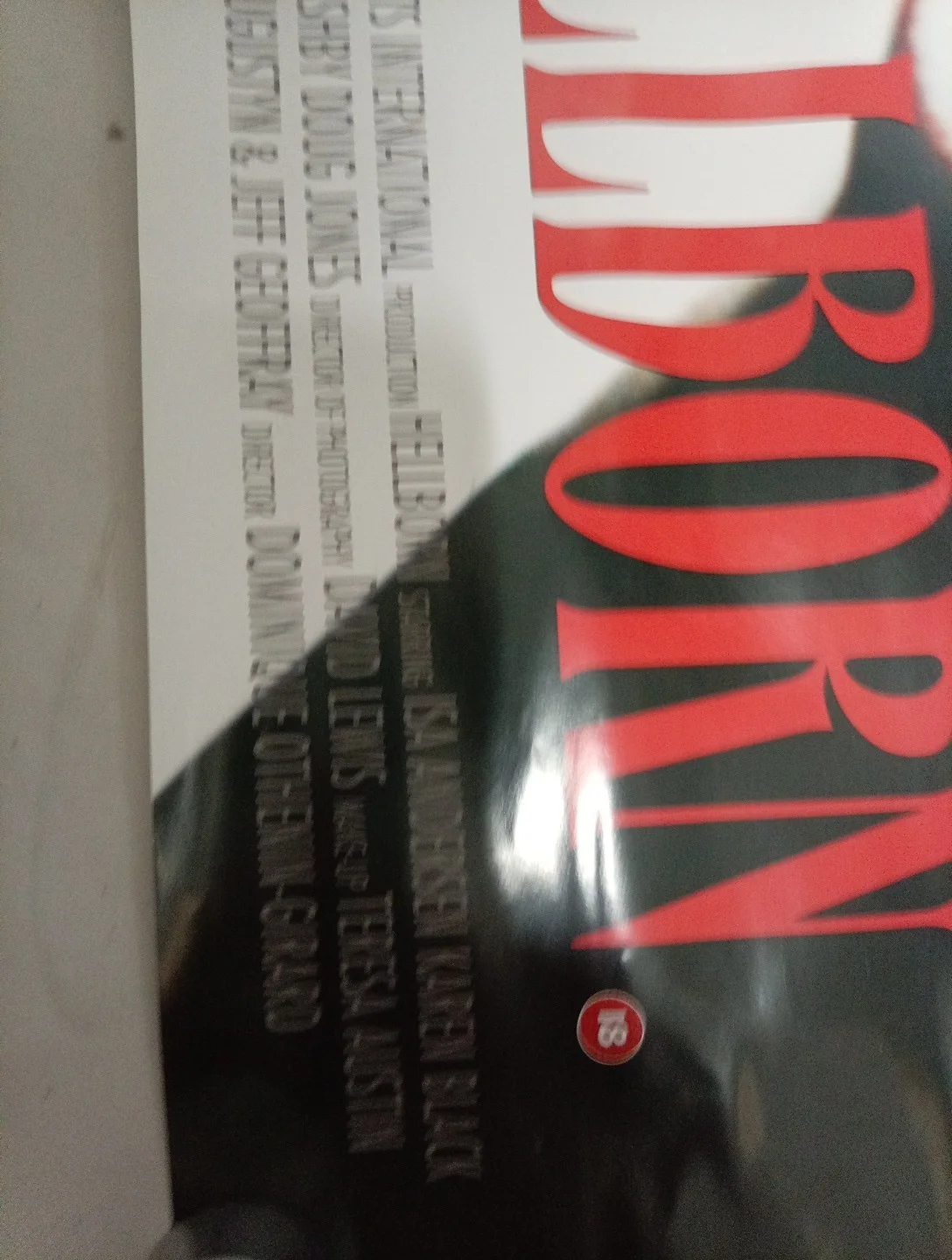 HELLBORN / NIGHT ANGEL VHS VIDEO POSTER KAREN BLACK LINDEN ASHBY 1990, image 3