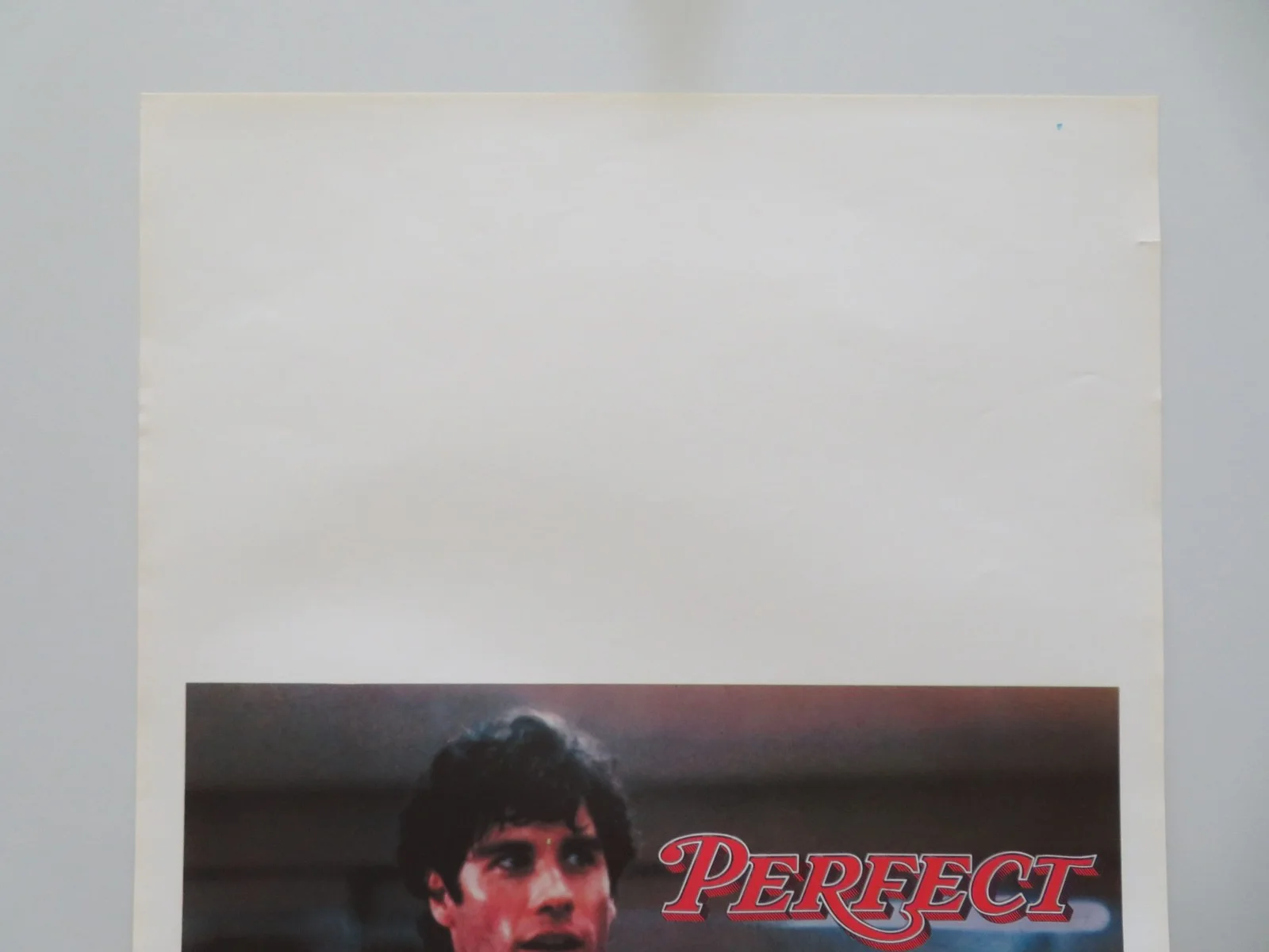 PERFECT ITALIAN LOCANDINA POSTER JOHN TRAVOLTA JAMIE LEE CURTIS 1985, изображение 2