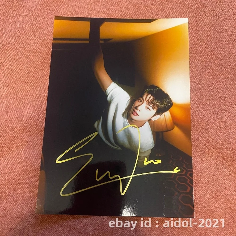 ASTRO Cha EunWoo Autographed Photo ELSE 5*7 Autographs K-POP Collectibles 2026B, image 4