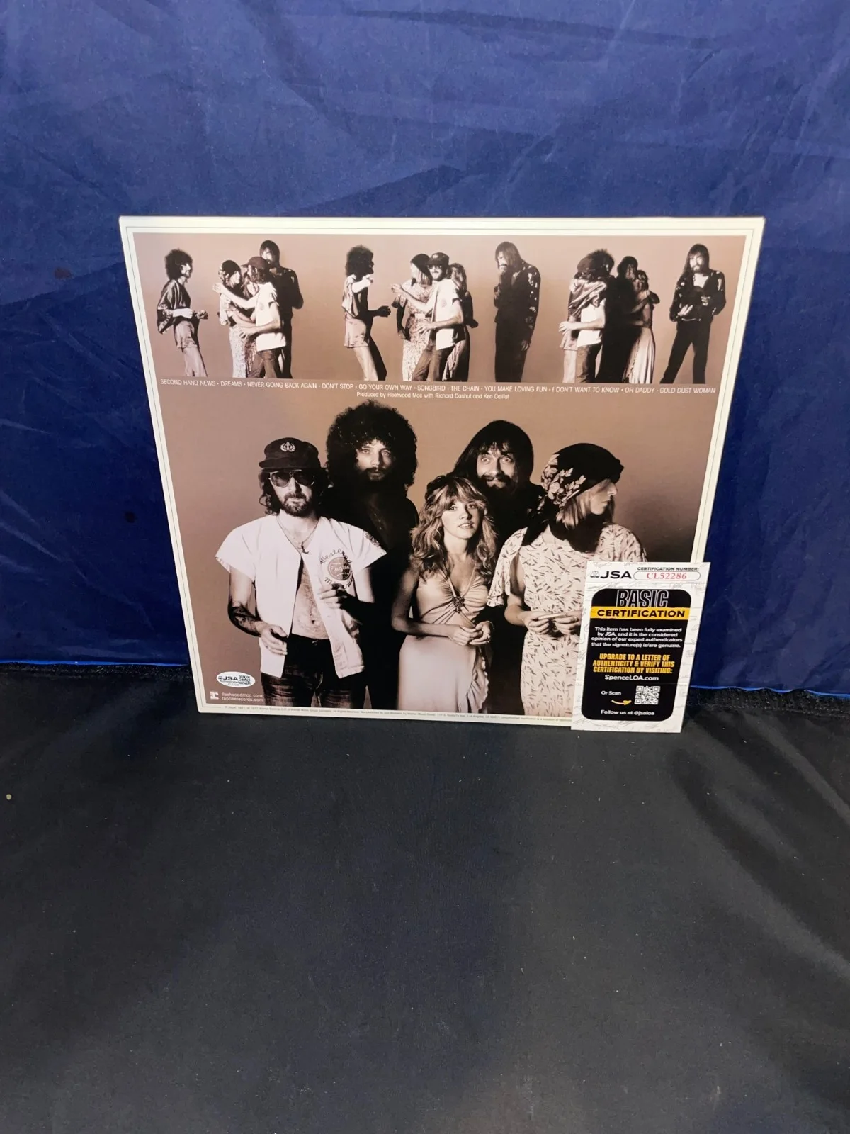 Mick Fleetwood Rumours Fleetwood Mac Signed Autographed Album Vinyl Record JSA, изображение 2