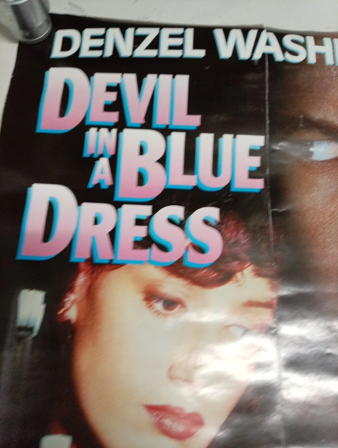 Poster 1995 Denzel Washington Original Movie Devil in a Blue Dress, image 3