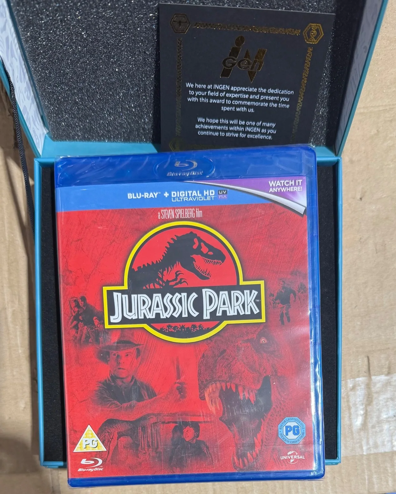 Jurassic Park Genetics Laboratory Service Award + Movie - New, изображение 2