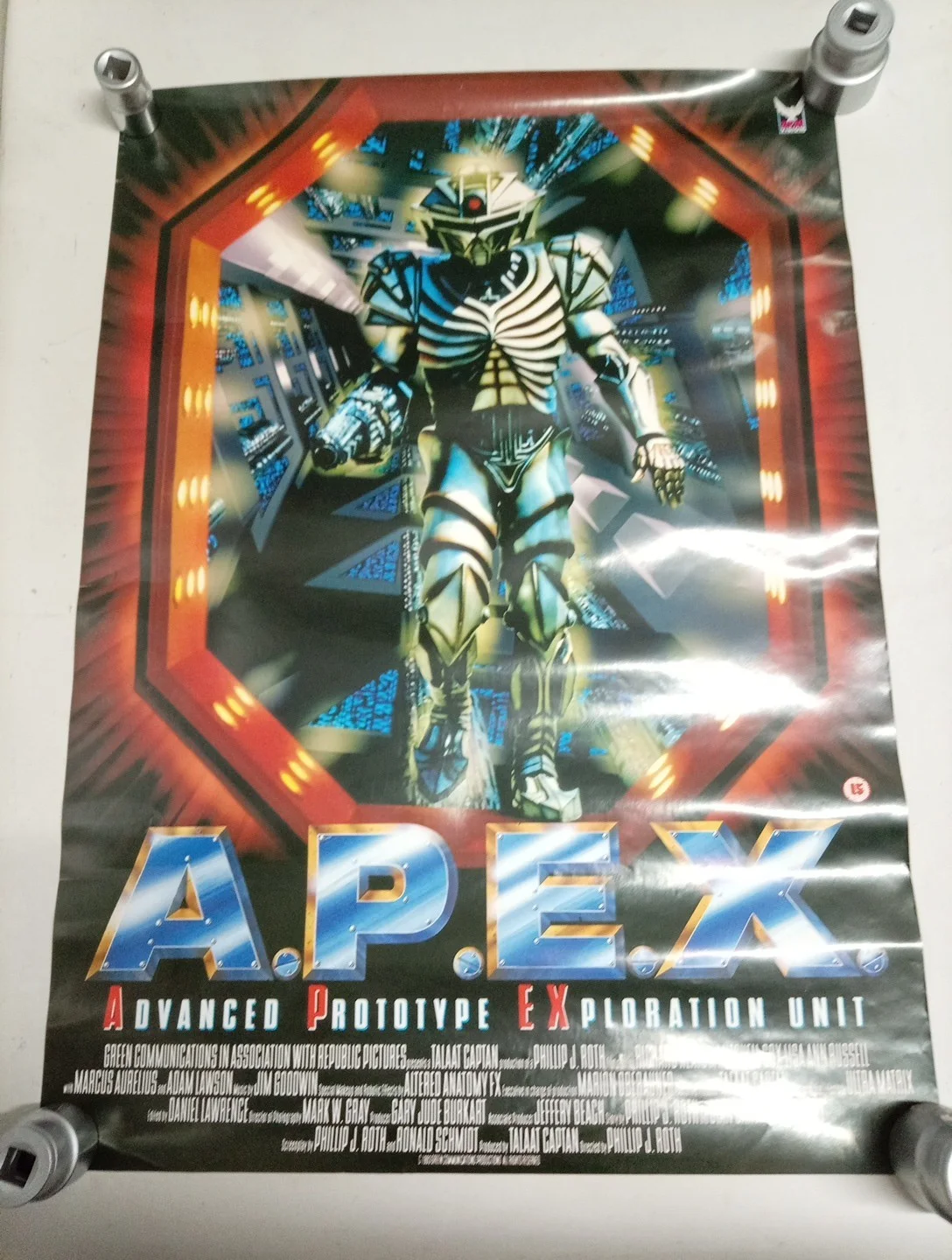 A.P.E.X. (1994) Sc-fi - Artwork - Original UK Video Poster, image 2