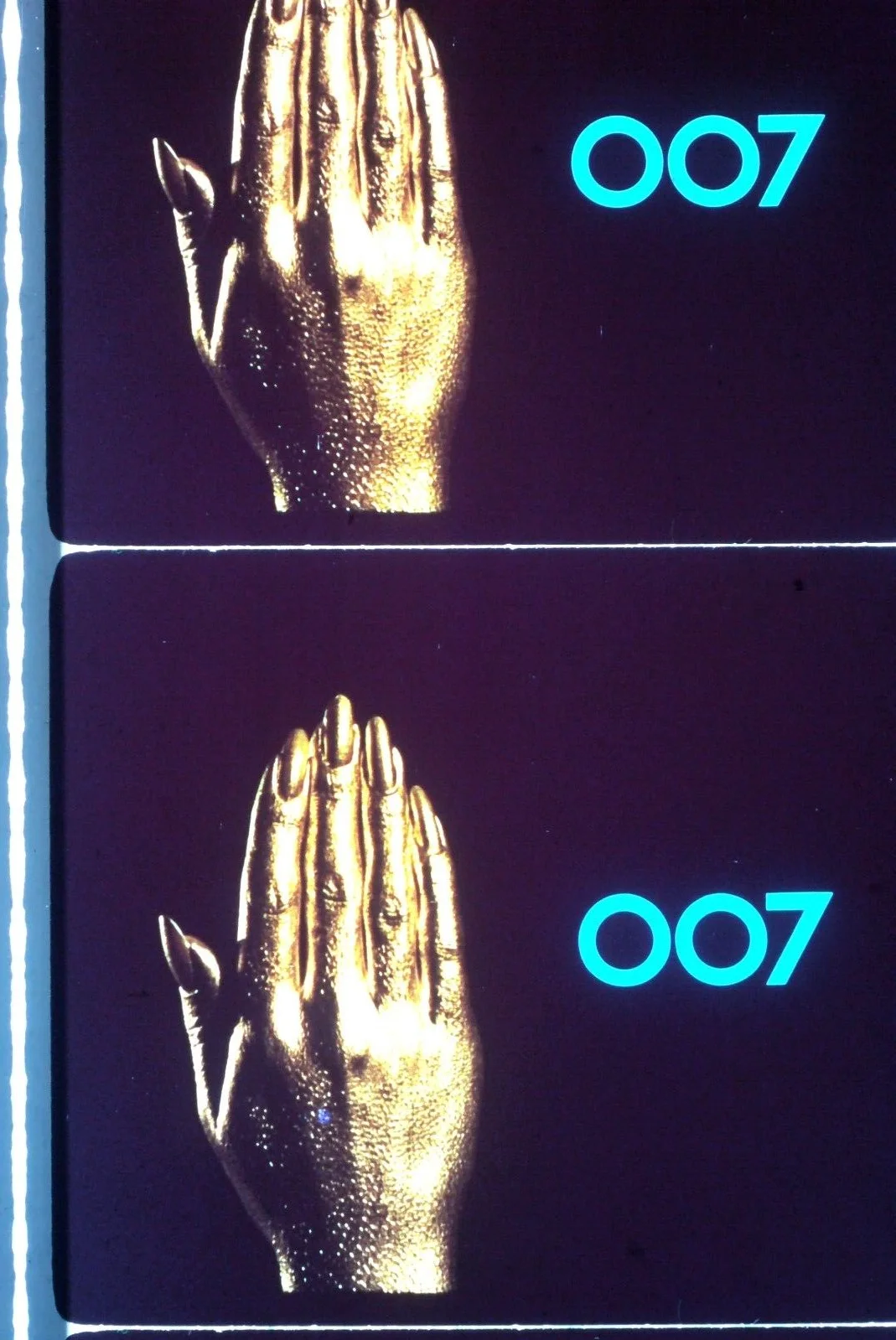 1 x STRIP of FILM CELLS - JAMES BOND GOLDFINGER Trailer, изображение 2