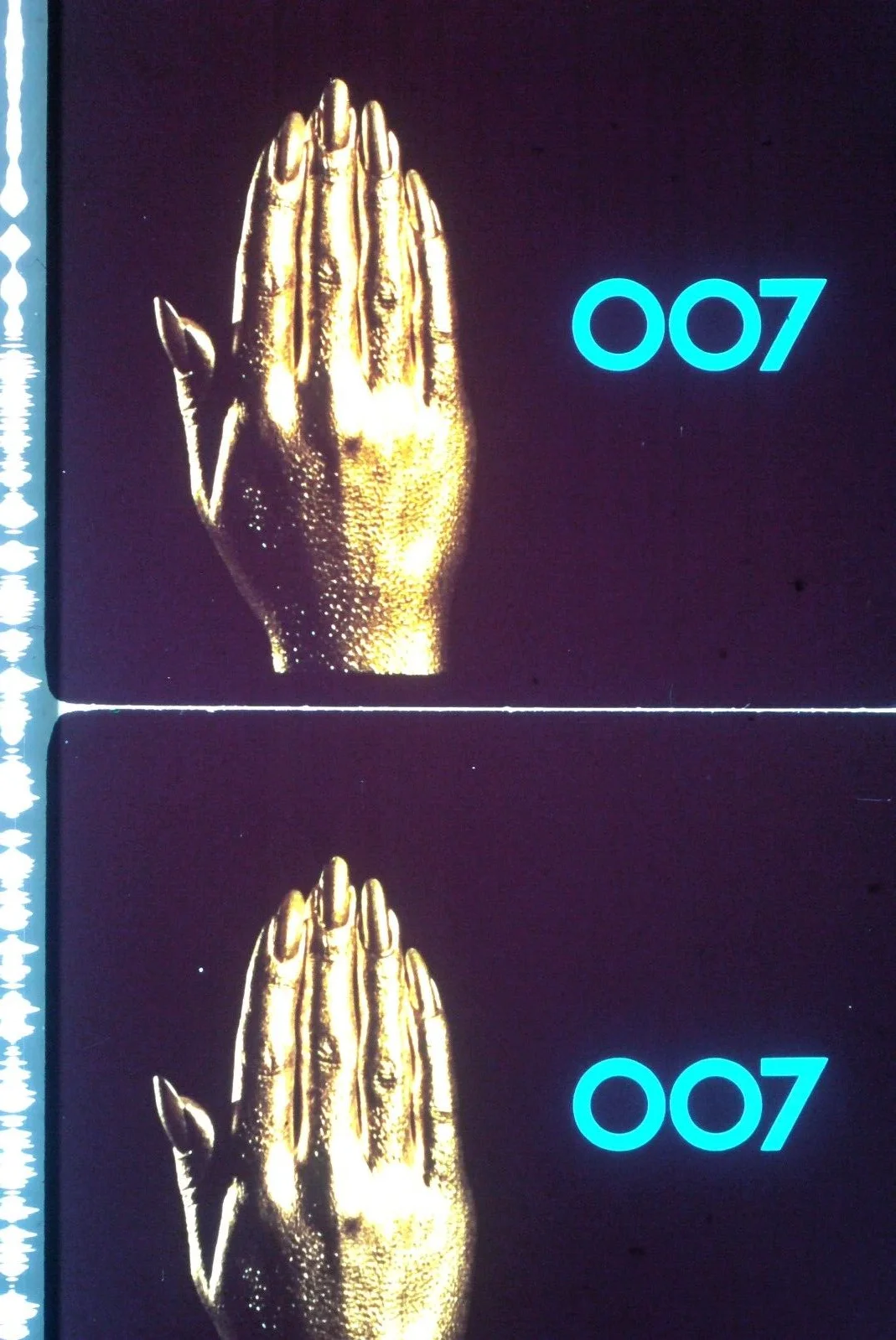 1 x STRIP of FILM CELLS - JAMES BOND GOLDFINGER Trailer, изображение 3
