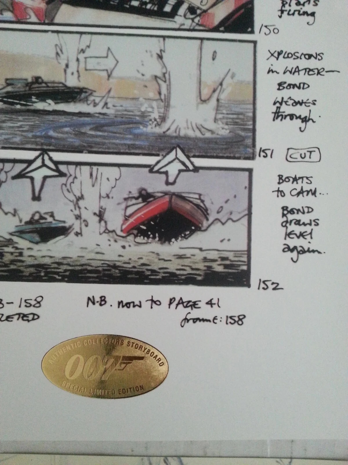 12 x JAMES BOND 007 FILM CONCEPT / SKETCH CARDS PRINTS, изображение 3