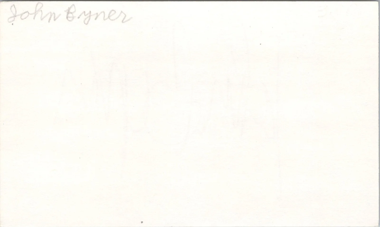 John Byner — John Byner Signed 3x5 Index Card Voice The Ant and the Aardvark Autographed, изображение 2