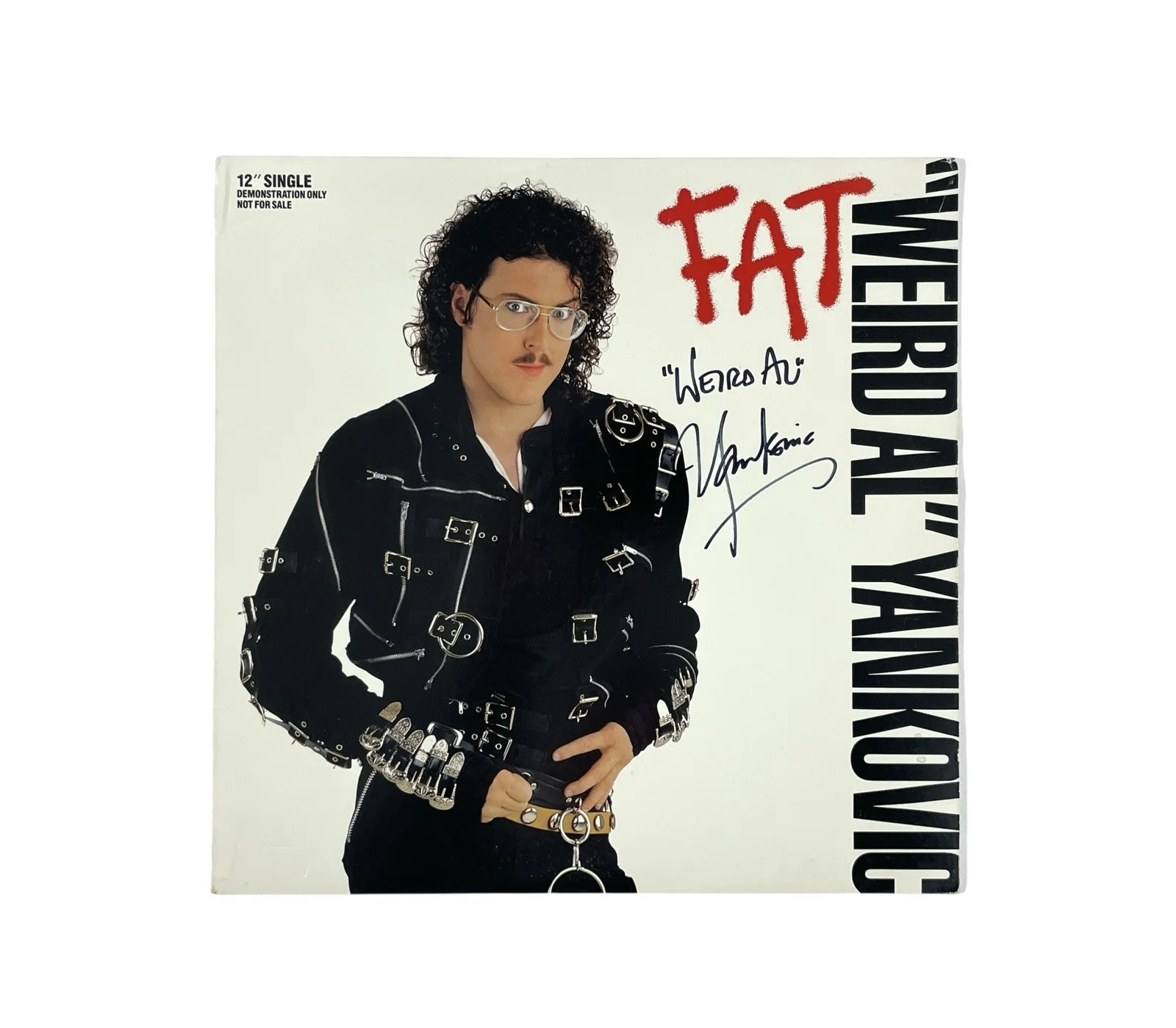 Weird Al Yankovic Autographed Signed Original Fat Promo 12” Vinyl Record ACOA, image 2