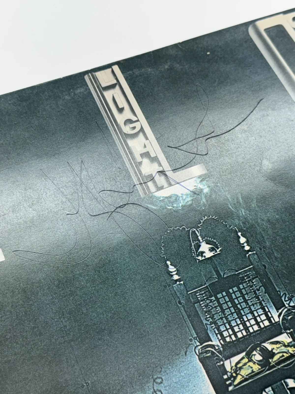 🎻🛸JEFF LYNNE 🛸 🎻 Signed Vinyl “Face The Music” Vintage Ballpoint..., изображение 2
