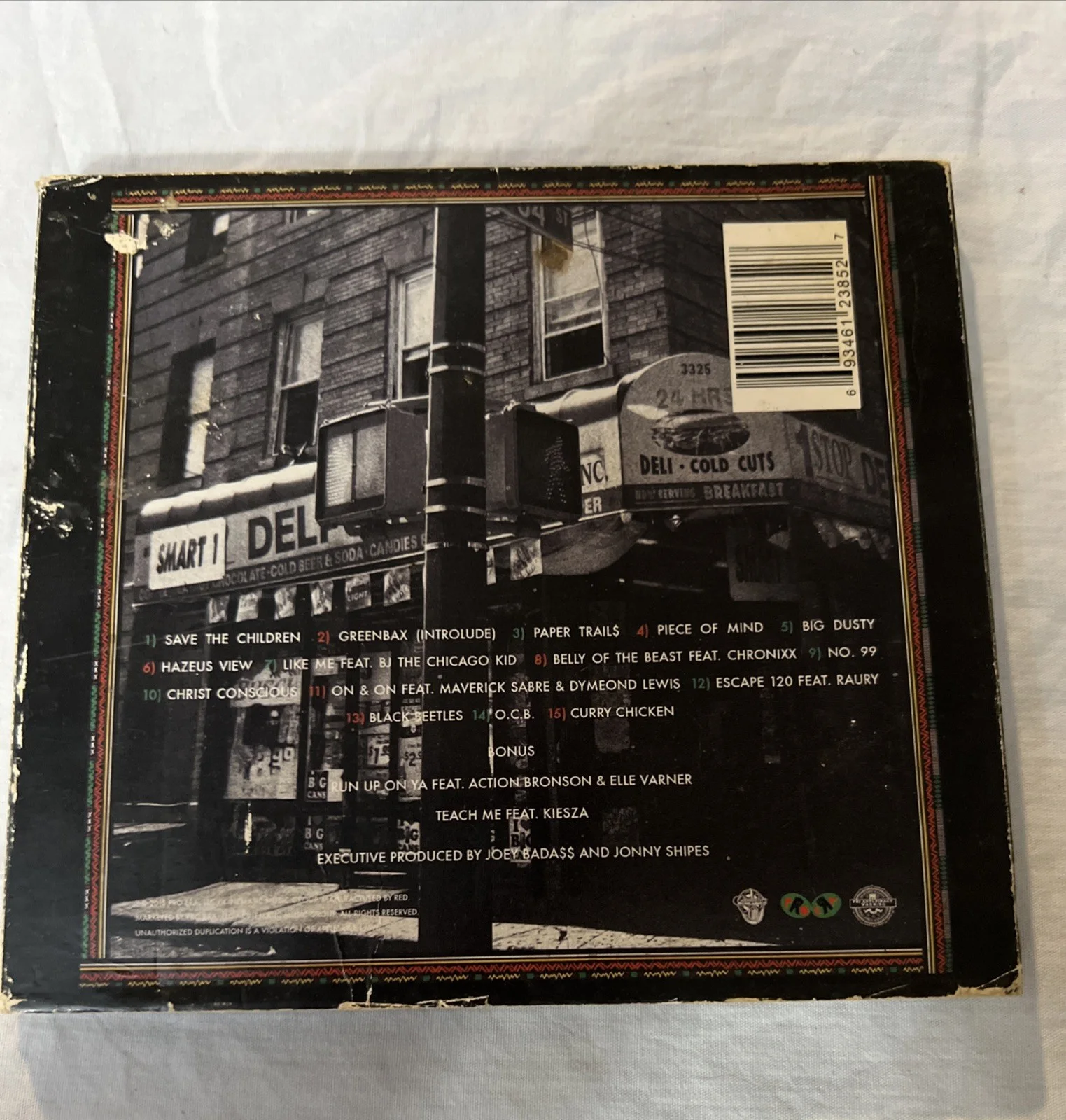 Joey Badass + Pro Era Collective Signed CD Case And CD - No Booklet, image 4
