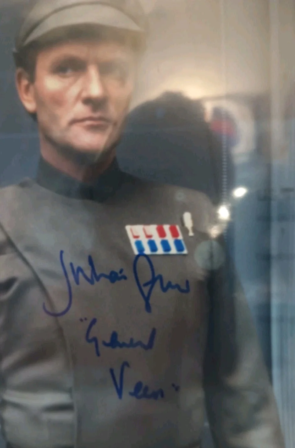 Julian Glover — Julian Glover as General Veers Official Licensed Star Wars Autograph OfficialPix, image 2