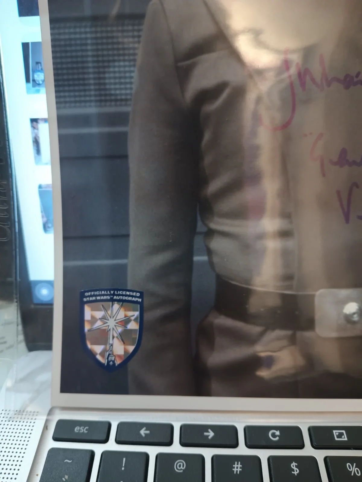 Julian Glover — Julian Glover as General Veers Official Licensed Star Wars Autograph OfficialPix, image 3