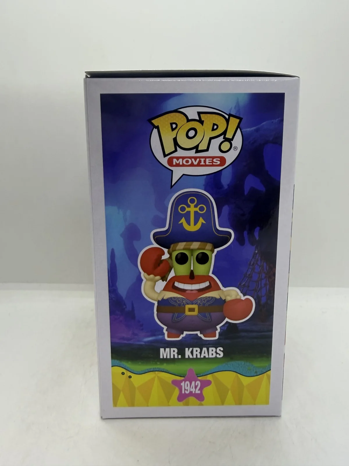 clancy brown — Clancy Brown SIGNED Spongebob Movie Mr. Krabs FUNKO POP #1942 SWAU, image 3
