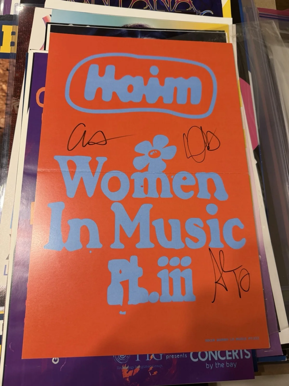 Haim Women In Music Signed Poster, изображение 3