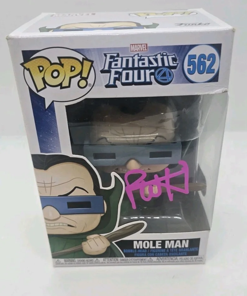 paul walter hauser — Paul Walter Hauser Signed Fantastic Four Mole Man Funko Pop #562 SWAU