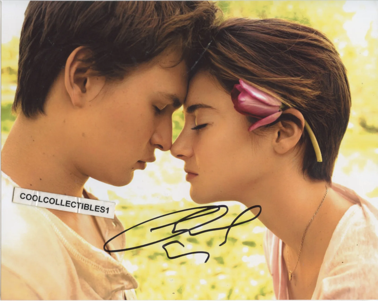 ANSEL ELGORT — ANSEL ELGORT "THE FAULT IN OUR STARS" HAND SIGNED 8X10 PHOTO 2 COA “PROOF”