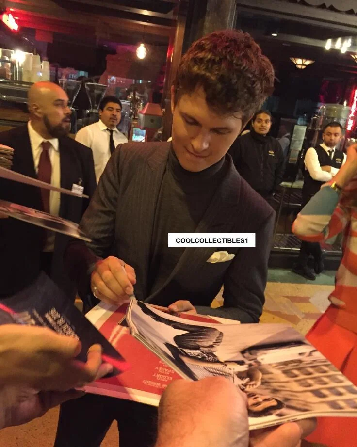 ANSEL ELGORT — ANSEL ELGORT IN PERSON SIGNED 8X10 COLOR PHOTO "PROOF" COA, изображение 2