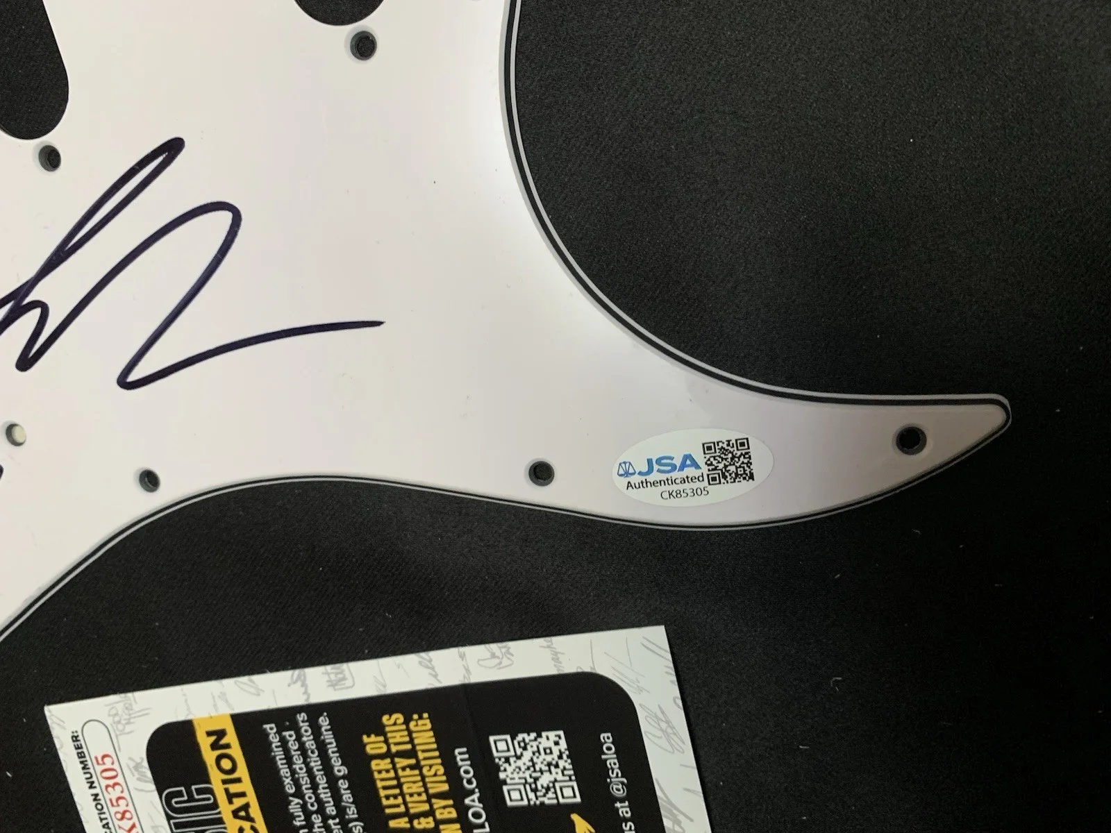 Linda Perry Signed Electric Pickguard 4 Non Blondes JSA Coa Authenticated, image 2
