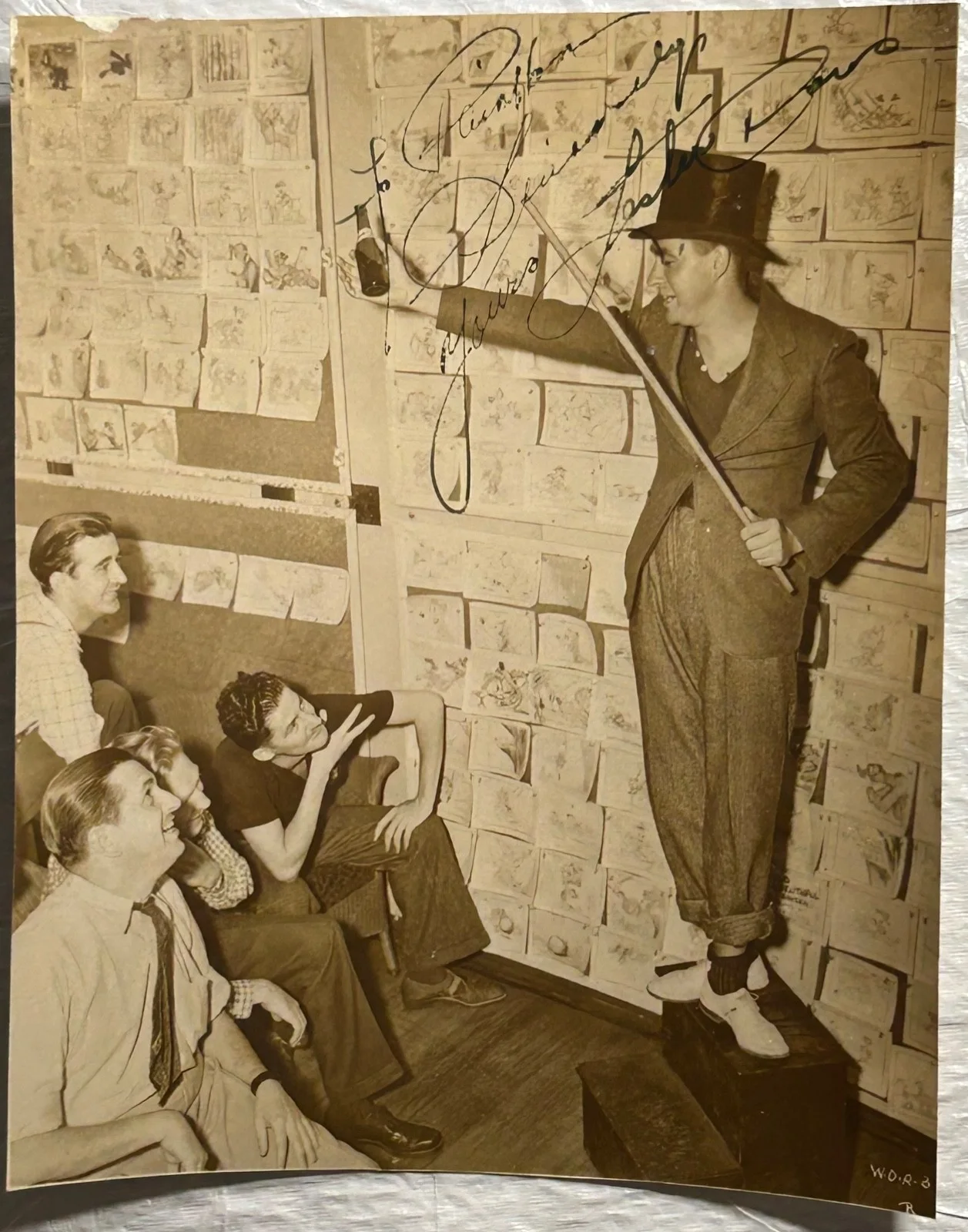 LESTER DORR—SIGNED PHOTO—511 CREDITS—CHAN—M. SPITFIRE•BLACKIE•GWTW—CAPRA•DEMILLE, image 2