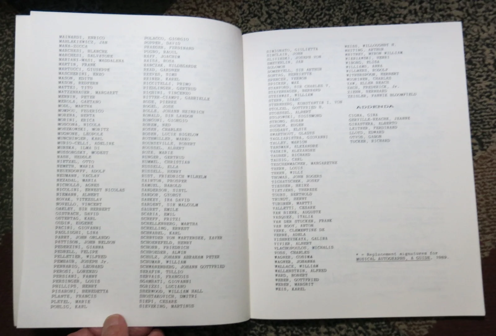 Musical Autographs A Comparative Guide (2nd Supplement 1994) by J.B. Muns., image 4