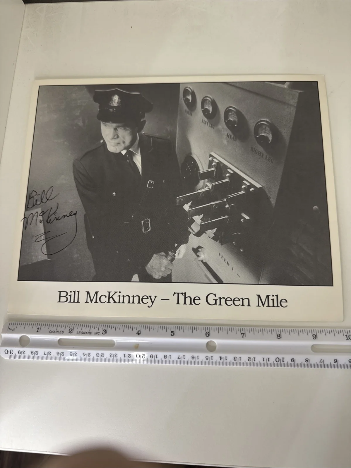 Vintage Photo From “the Green Mile Movie” Signed By Bill McKinney., изображение 4