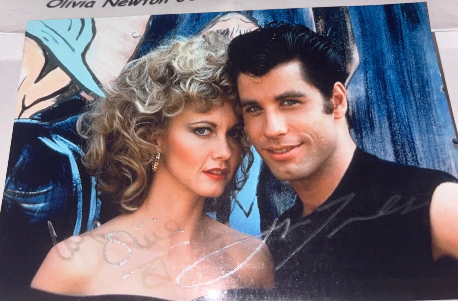 Olivia Newton-John John Travolta GREASE Dual Autographed +2 More! COA Included!, изображение 3