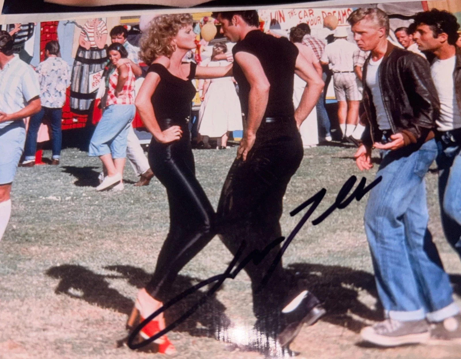 Olivia Newton-John John Travolta GREASE Dual Autographed +2 More! COA Included!, изображение 4