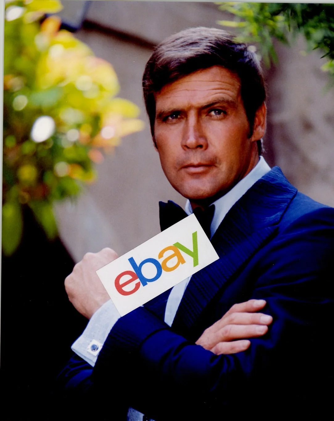 LEE MAJORS — LEE MAJORS SIGNED 3x5 INDEX CARD AND PHOTO - SIX MILLION DOLLAR MAN, image 2