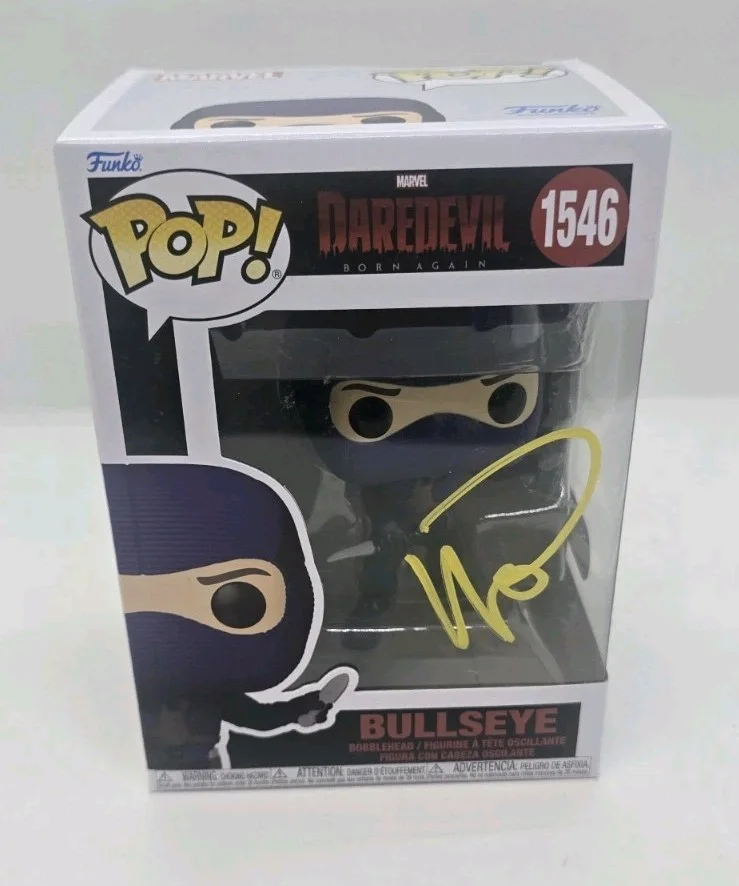 wilson bethel — Wilson Bethel Signed Marvel Daredevil Bullseye Funko Pop #1546 SWAU
