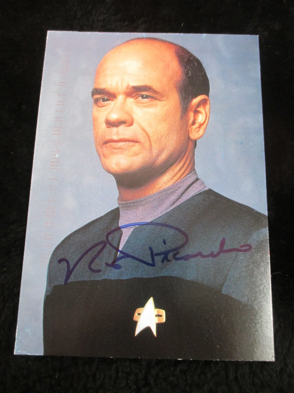 ROBERT PICARDO — ROBERT PICARDO (STAR TREK VOYAGER) AUTOGRAPHED 6 x 4 Postcard, изображение 5