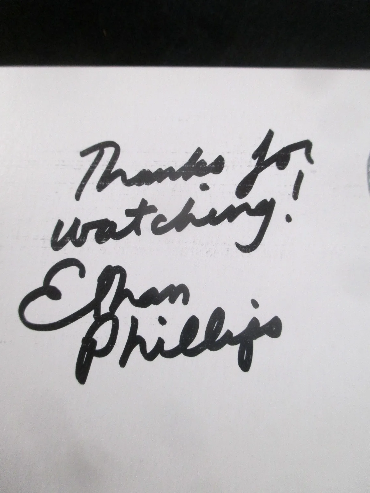 Ethan Phillips — ETHAN PHILLIPS (STAR TREK VOYAGER) AUTOGRAPHED 6 x 4 Postcard, изображение 2