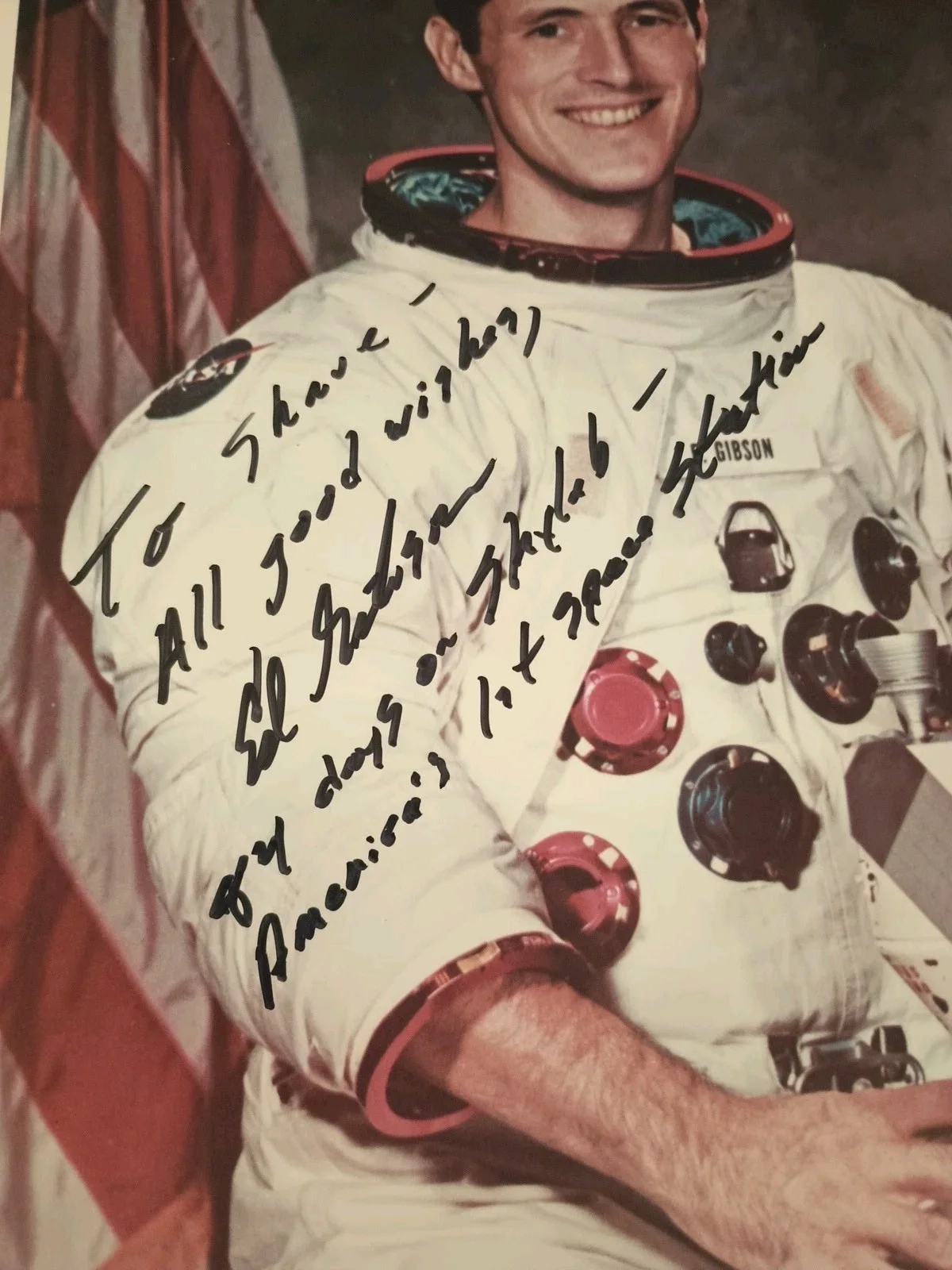 Edward Gibson — 🚀 Ed Gibson Autographed Signed 8x10 photo NASA Edward Astronaut, изображение 2