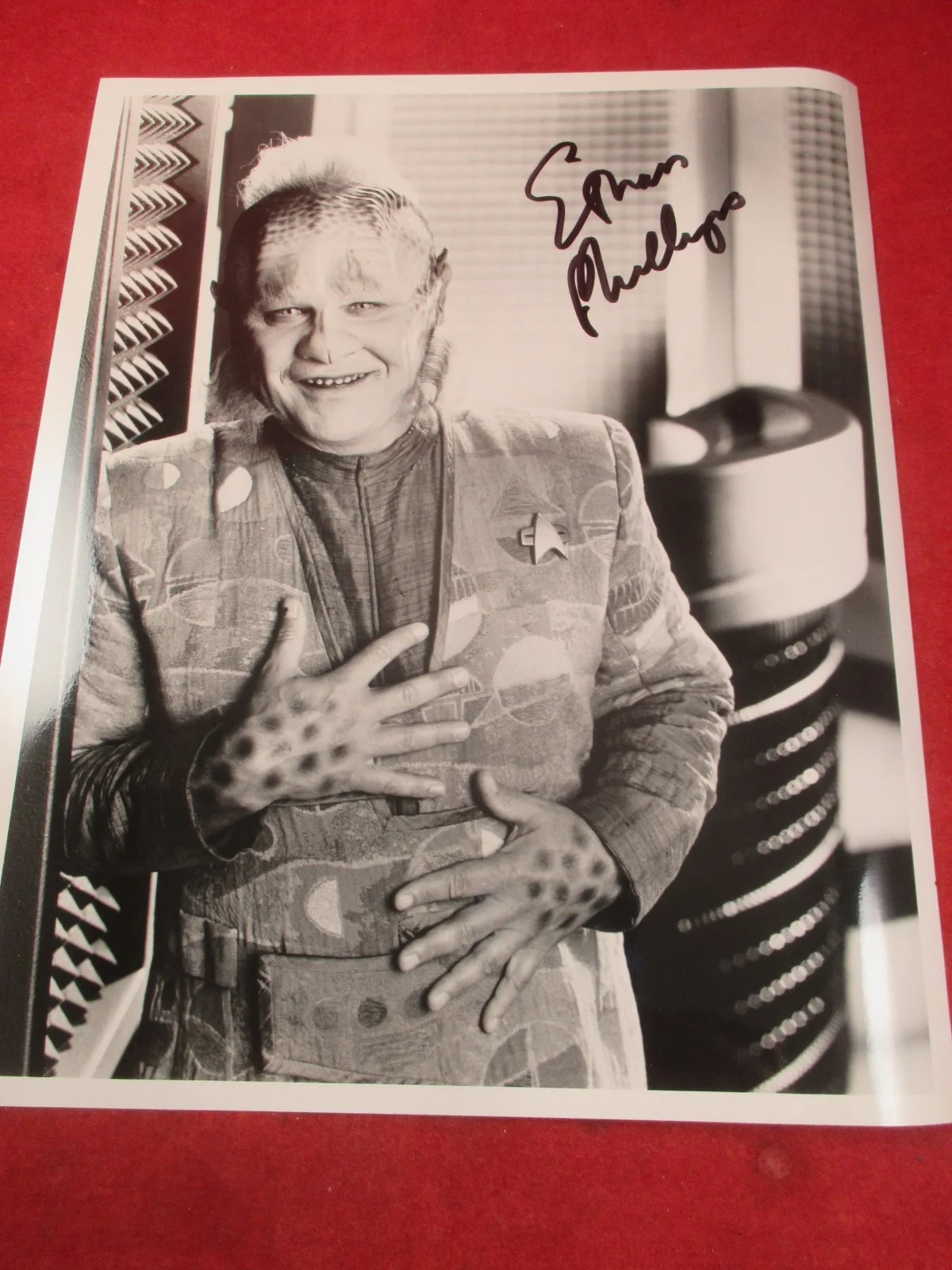 Ethan Phillips — ETHAN PHILLIPS (STAR TREK VOYAGER) AUTOGRAPHED 8 x 10 PHOTO~, изображение 4
