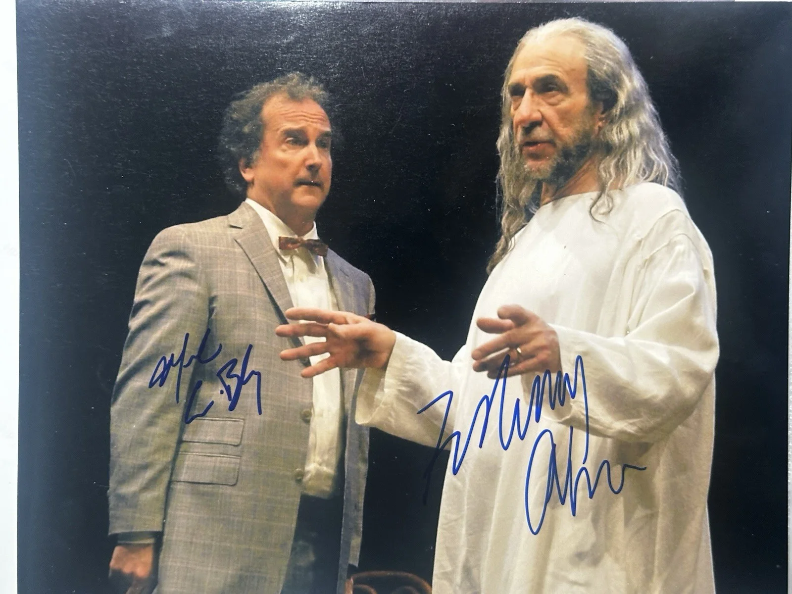 Mark Linn Baker & F Murray Abraham — F Murray Abraham & Mark Linn Baker signed 8x10 Photo. Rare