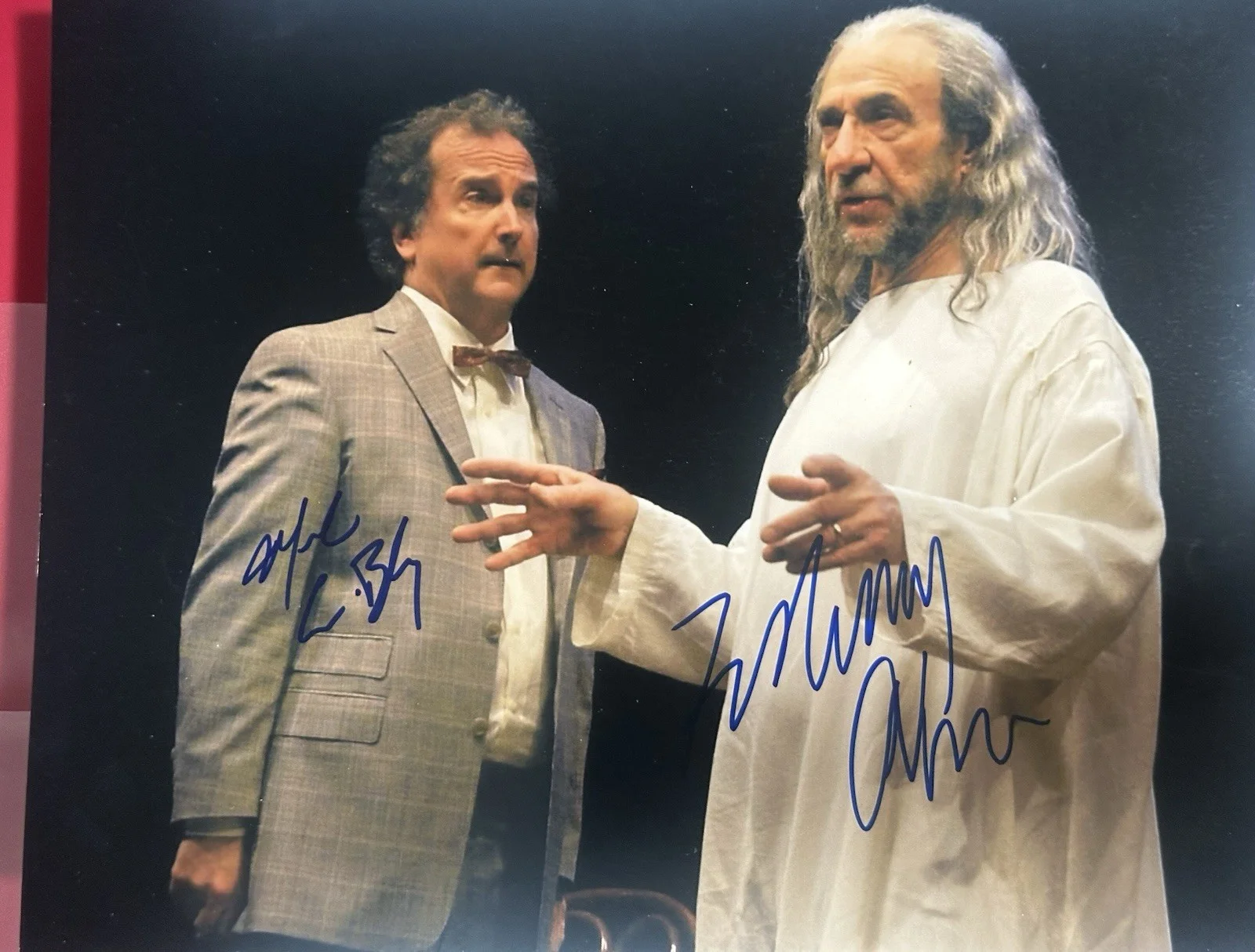 Mark Linn Baker, F Murray Abraham — F Murray Abraham & Mark Linn Baker signed 8x10 Photo. Rare, изображение 2