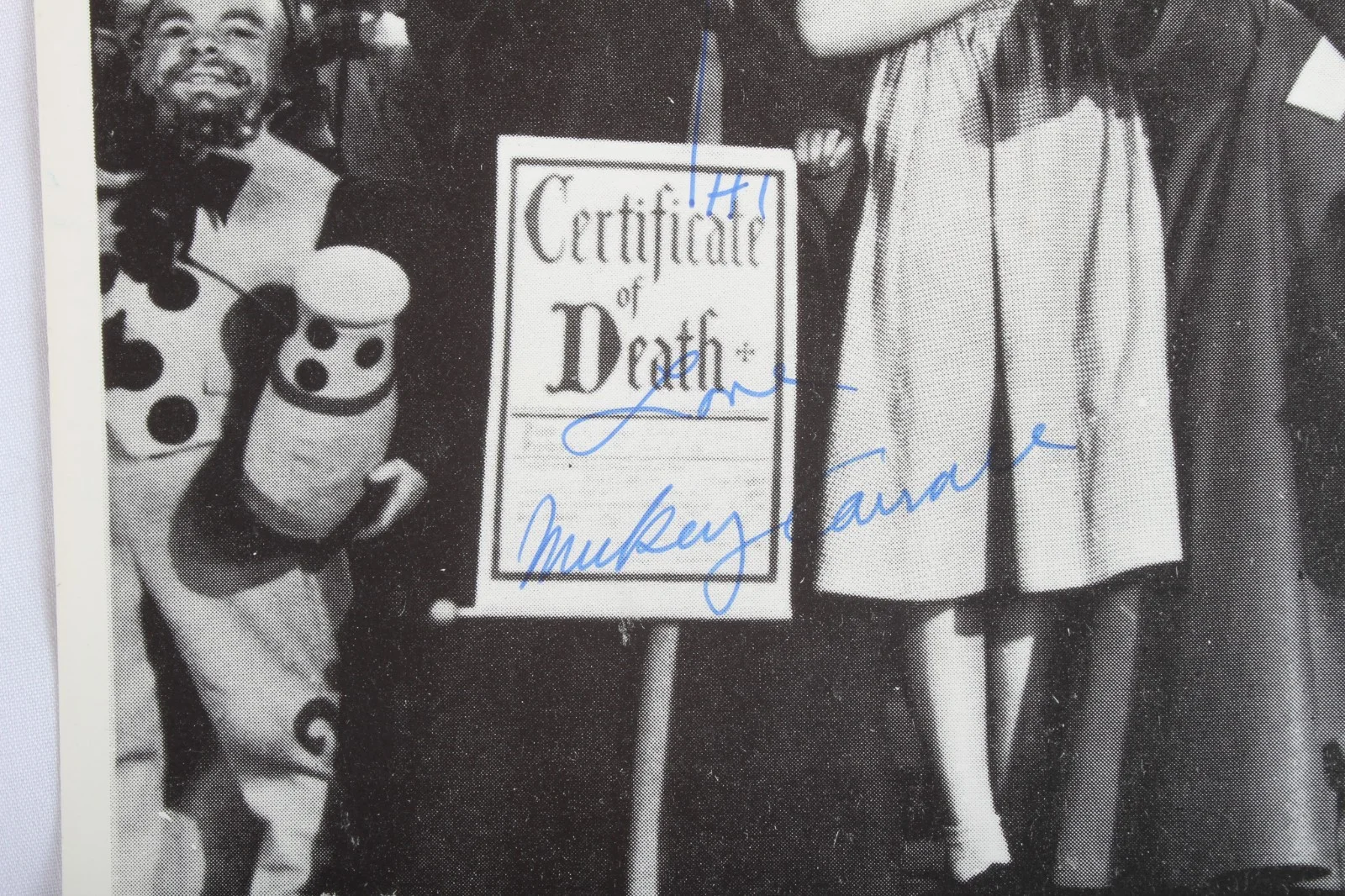 Mickey Carroll — Mickey Carroll Signed Wizard of Oz -MGM- Photo Autograph Munchkinland Rare, изображение 3