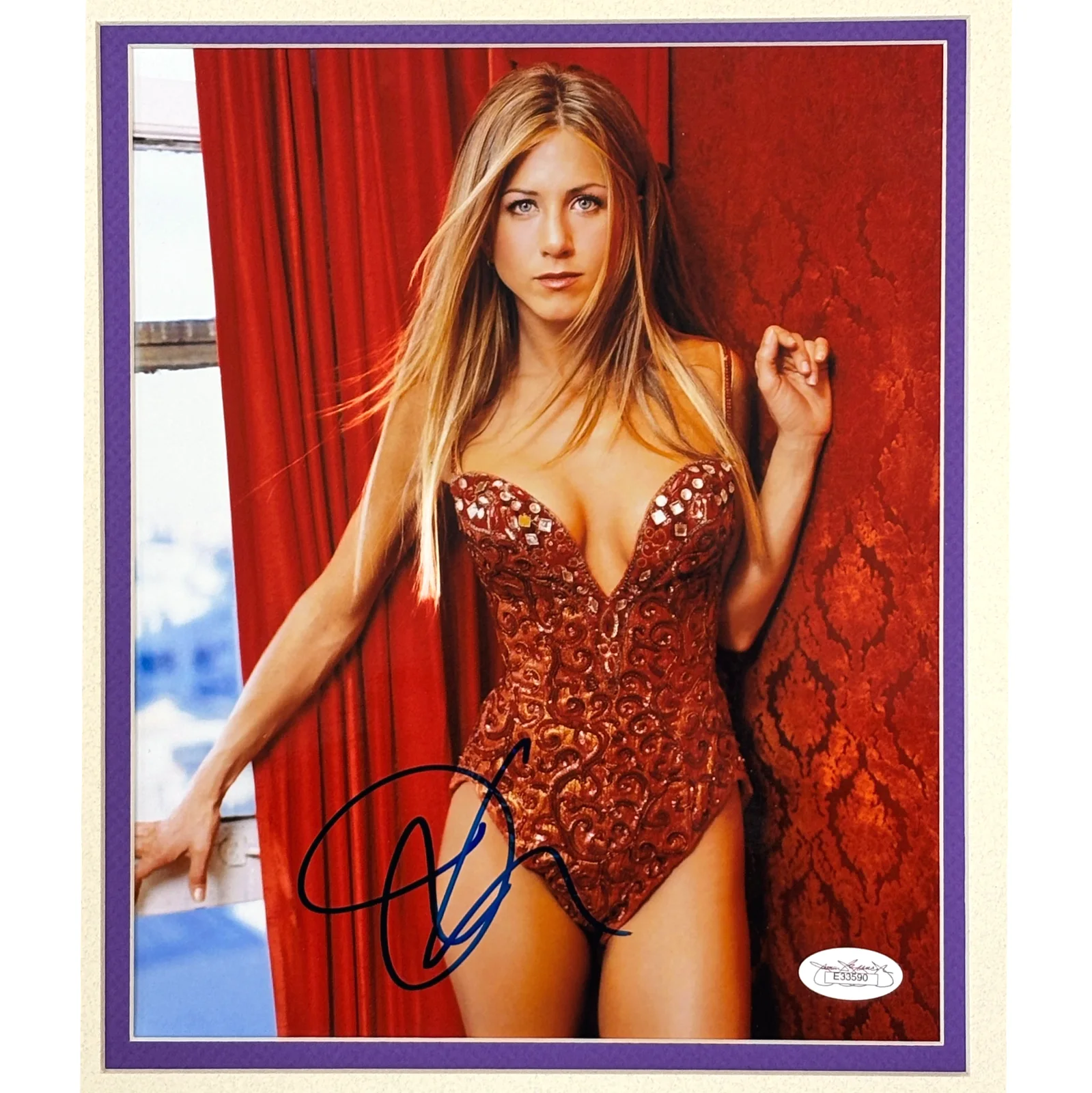 Matthew Perry — Friends Cast Autographed Framed Collage Signed BAS JSA 8x10 Photo Perry Cox, image 5